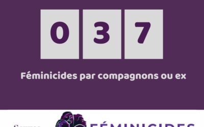 depuis le 1er Janvier 37 femmes sont mortes assassinées sous les coups de leur conjoint ou de leur ex-conjoint