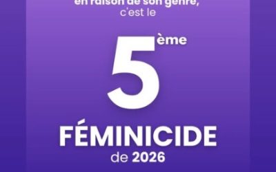 depuis le 1er Janvier de cette année 5 femmes sont mortes assassinées sous les coups de leur conjoint ou de leur ex-conjoint